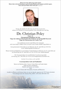 Dr. Christian Poley